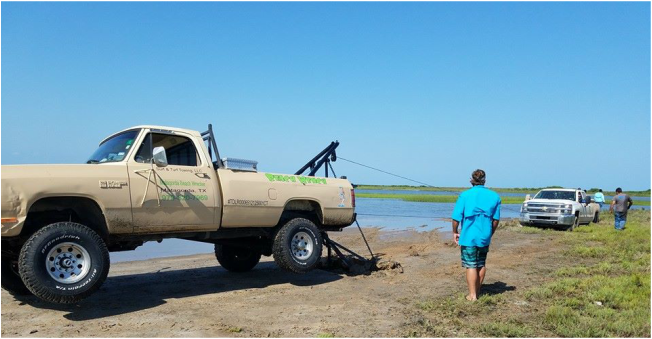Matagorda Beach Wrecker